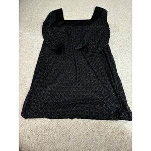 Maggy London Size‎ 16 Black & Gold Sparkly Dress (A254)